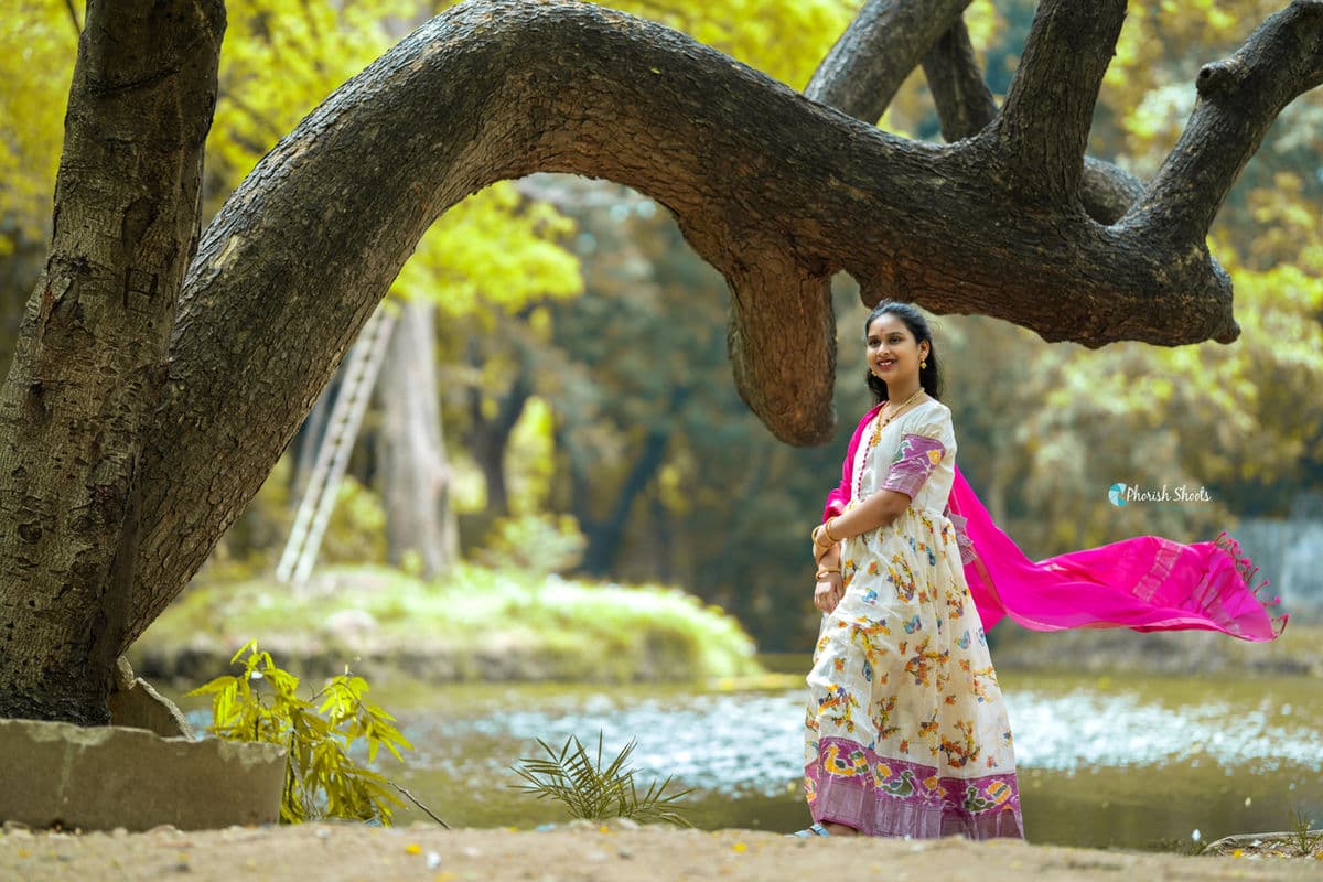 Modeling photography in Nizamabad, Telangana — frame 10 of 25 by Phorish Shoots