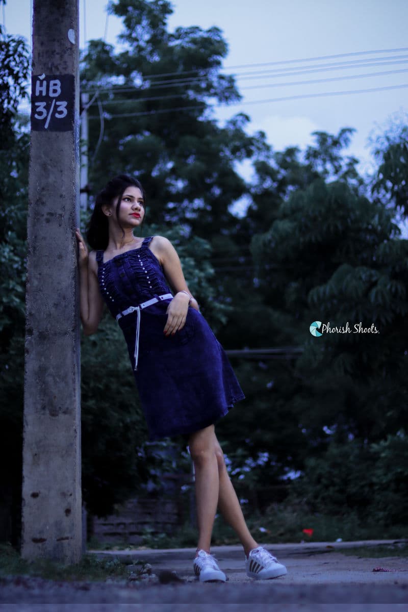 Modeling photography in Nizamabad, Telangana — frame 14 of 25 by Phorish Shoots